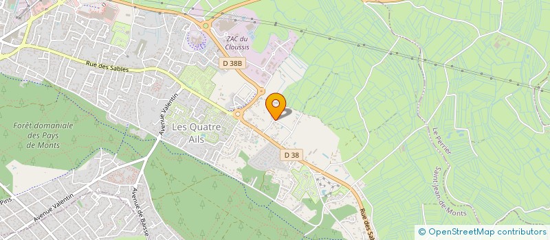 localisation de l'entreprise PINEAU VOLAILLES à SAINT-JEAN-DE-MONTS