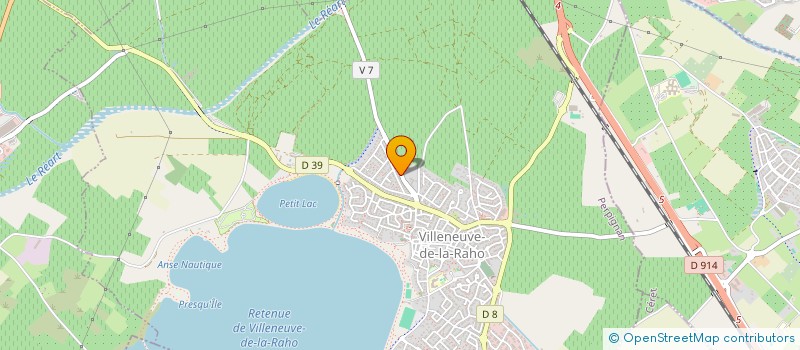 localisation de l'entreprise PINEDE DE LA RAHO  VILLENEUVE-DE-LA-RAHO