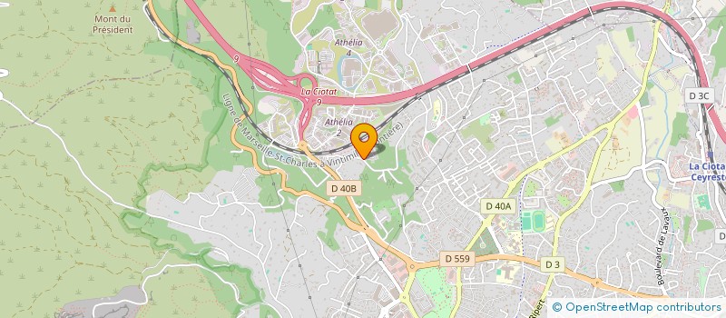 localisation de l'entreprise PINEDE IMMOBILIER  LA CIOTAT