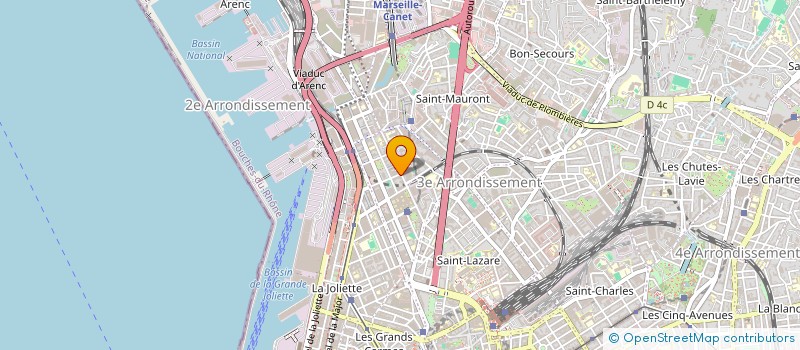 localisation de l'entreprise PINEE RODRIGUES MARQUES INDIVISION à MARSEILLE