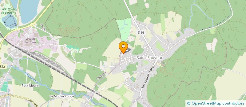 localisation de l'entreprise PINEL ELECTRICITE à SAINT-SAUVEUR