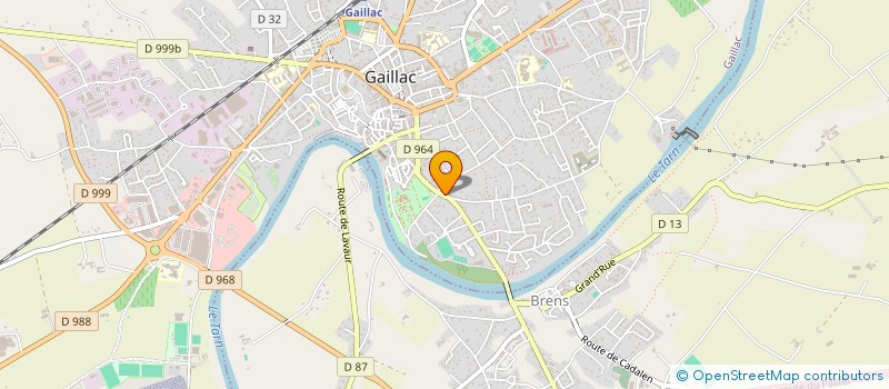 localisation de l'entreprise PINELLI-BASTIDE à GAILLAC