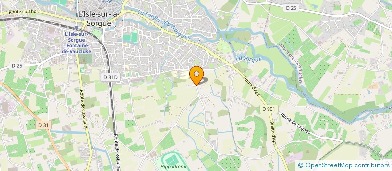 localisation de l'entreprise PINELLI TRANSPORT  L'ISLE-SUR-LA-SORGUE