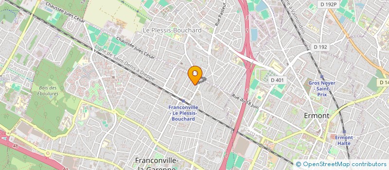 localisation de l'entreprise PINET ET COMPAGNIE à FRANCONVILLE