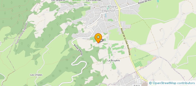 localisation de l'entreprise PINET ET FILS à SAINT-ANDRE-D'APCHON