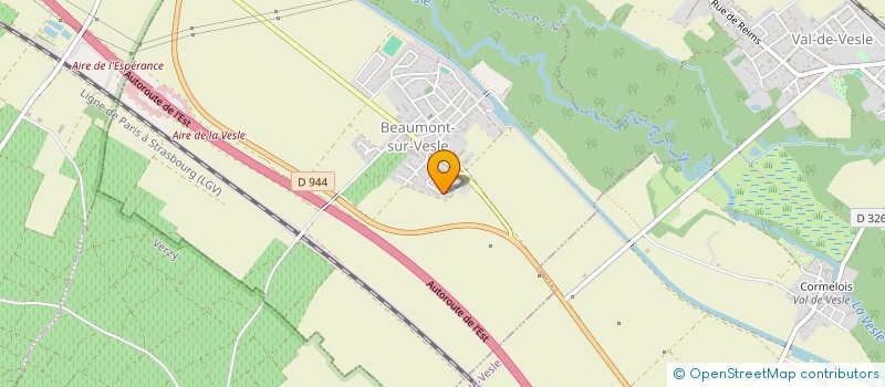 localisation de l'entreprise PINET PERE & FILS  BEAUMONT-SUR-VESLE