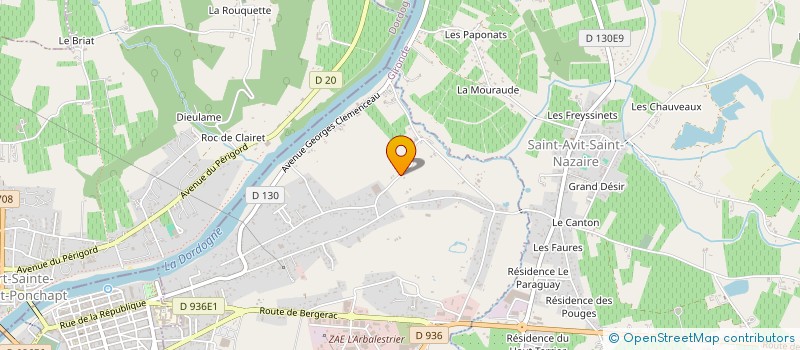 localisation de l'entreprise PINEUILH FINANCIERE  PINEUILH