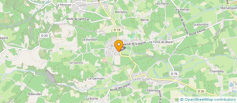 localisation de l'entreprise PING  BLACE