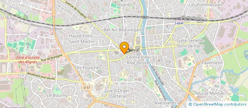 localisation de l'entreprise PING PING à LAVAL