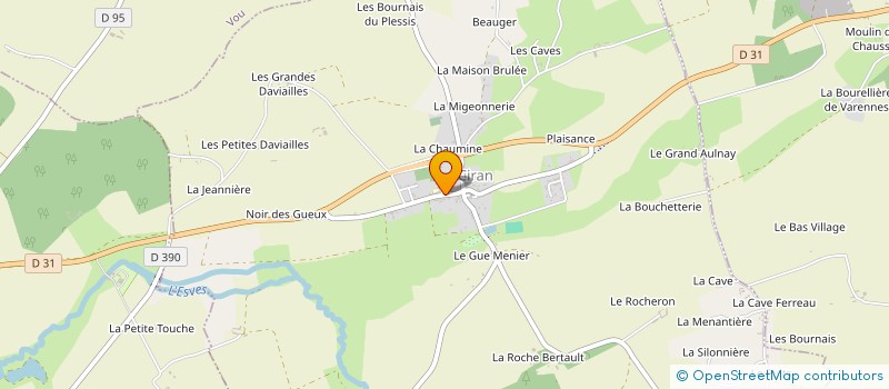 localisation de l'entreprise PING PONG CIRANAIS  CIRAN