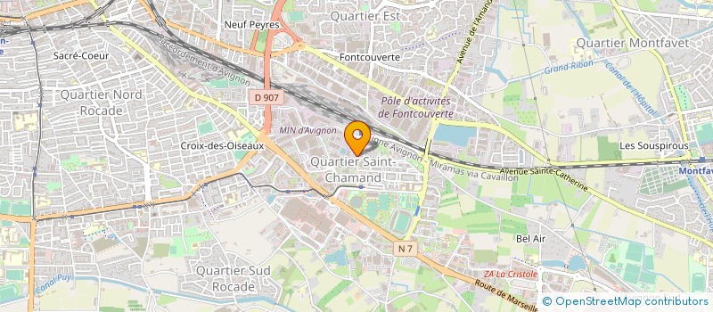 localisation de l'entreprise PING PONG CLUB AVIGNONNAIS à AVIGNON