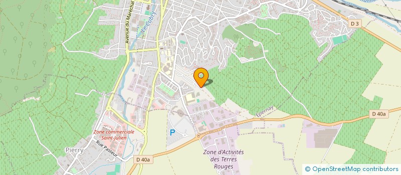 localisation de l'entreprise PING PONG CLUB D'EPERNAY  EPERNAY