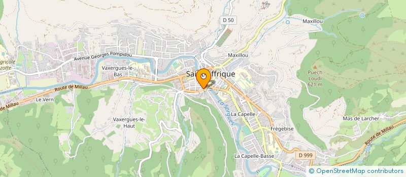 localisation de l'entreprise PING PONG CLUB LE CAYLAR  ST-AFFRIQUE