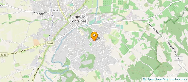 localisation de l'entreprise PING PONG CLUB PERNOIS à PERNES-LES-FONTAINES