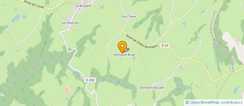 localisation de l'entreprise PINGDIV  LAPALISSE