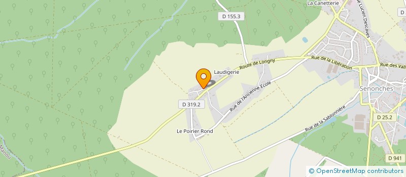 localisation de l'entreprise PINGEOT MACONNERIE à SENONCHES
