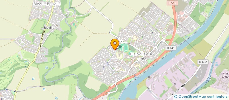 localisation de l'entreprise PINGOLIN  BLAINVILLE-SUR-ORNE