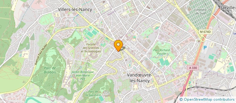 localisation de l'entreprise PINGOLO PROD  VANDUVRE-LES-NANCY