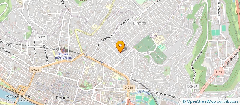 localisation de l'entreprise PINGOUINS D'ANGERS à ROUEN