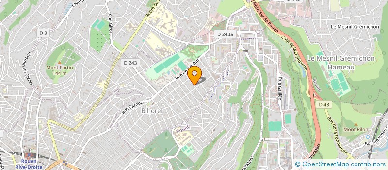 localisation de l'entreprise PINGSI CONSEIL  BIHOREL