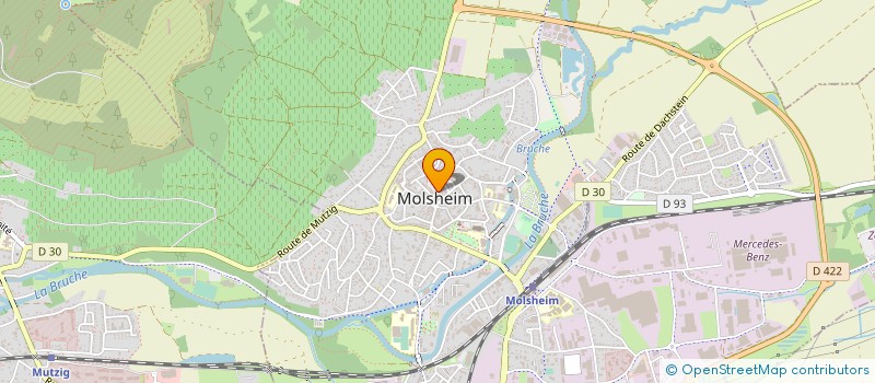 localisation de l'entreprise PINGUIN.PROD MOLSHEIM - MUTZIG  MOLSHEIM