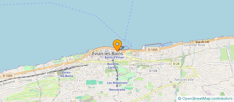 localisation de l'entreprise PINGUS II  EVIAN-LES-BAINS