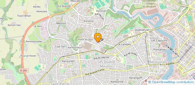 localisation de l'entreprise PINHEIRO à BREST