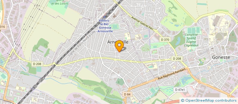 localisation de l'entreprise PINHEIRO à ARNOUVILLE