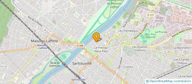 localisation de l'entreprise PINHEIRO IMMO  SARTROUVILLE