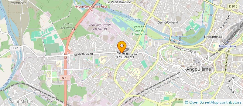 localisation de l'entreprise PINHO-GONCALVES à ANGOULEME