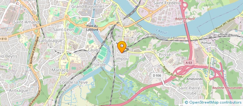 localisation de l'entreprise PINIC à BAYONNE