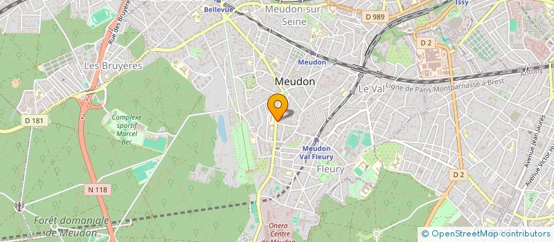 localisation de l'entreprise PINK à MEUDON