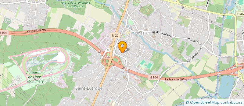 localisation de l'entreprise PINK ANT FACTORY  LINAS