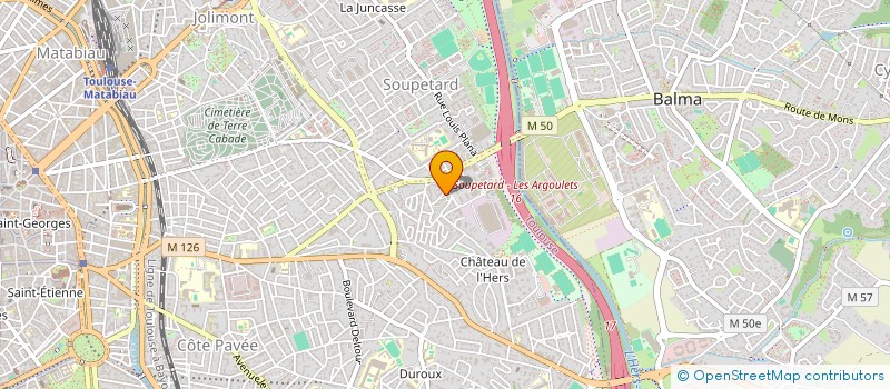 localisation de l'entreprise PINK BLOCK ROLLER DERBY  TOULOUSE