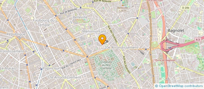 localisation de l'entreprise PINK CHICKEN  PARIS