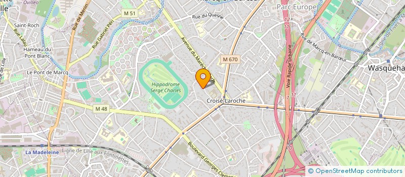 localisation de l'entreprise PINK CIE à MARCQ-EN-BARŒUL