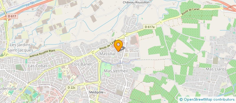 localisation de l'entreprise PINK FLAMINGO  PERPIGNAN