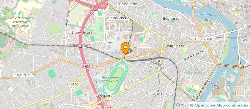 localisation de l'entreprise PINK FLOYD RUGBY  TOULOUSE