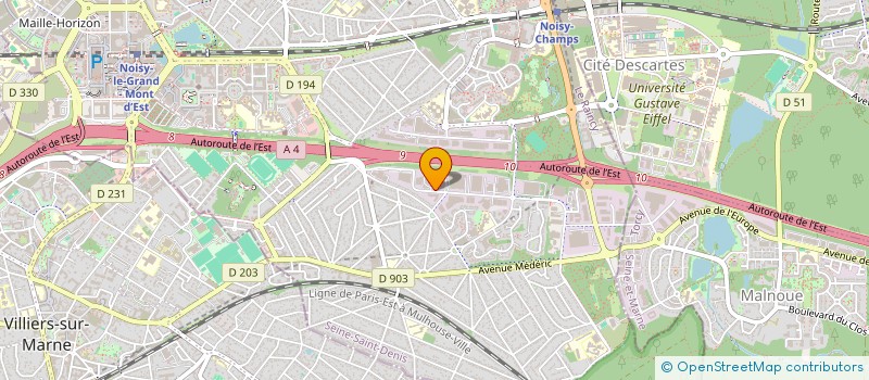localisation de l'entreprise PINK GRANITE 32  NOISY-LE-GRAND