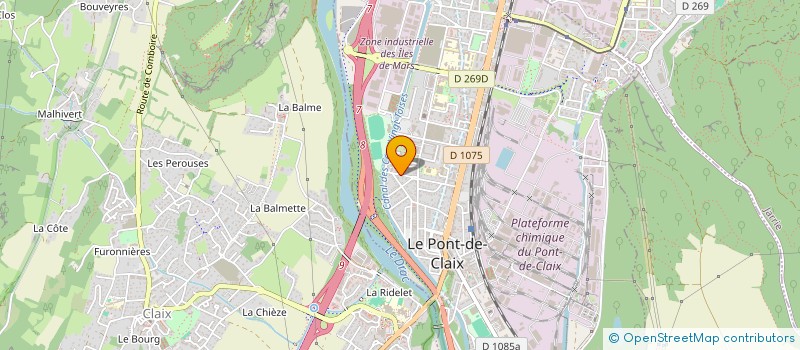 localisation de l'entreprise PINK GREENHOUSE  LE PONT-DE-CLAIX