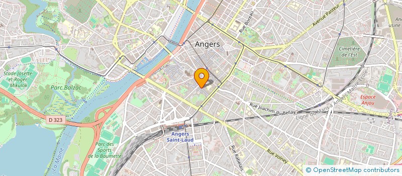 localisation de l'entreprise PINK HOUSE  ANGERS