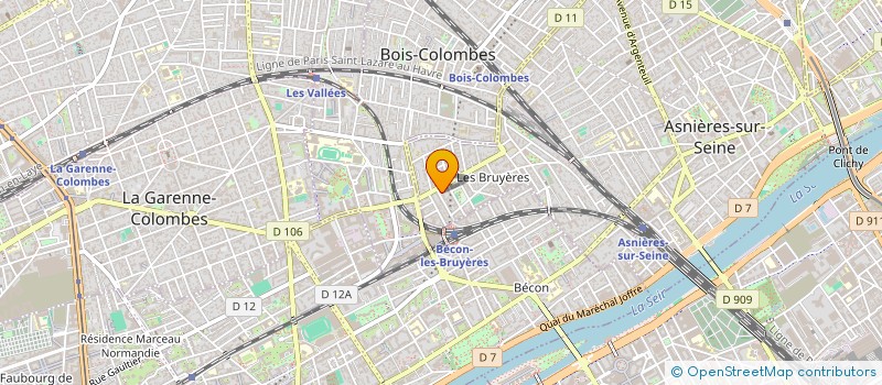 localisation de l'entreprise PINK MOON  ASNIERES-SUR-SEINE