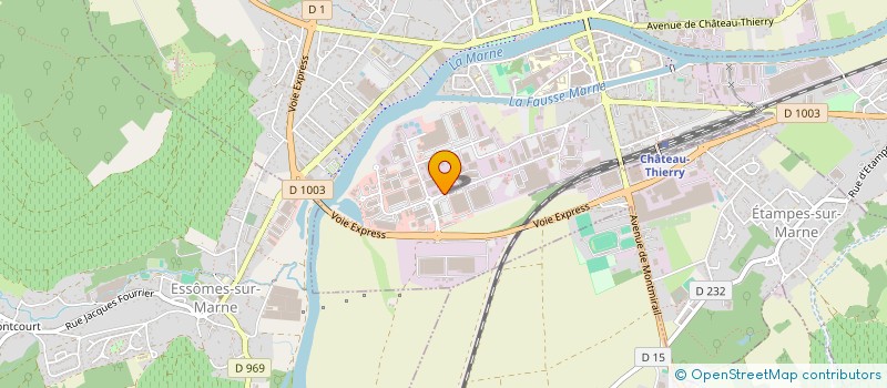 localisation de l'entreprise PINK PARE BRISE CHATEAU-THIERRY  CHATEAU-THIERRY