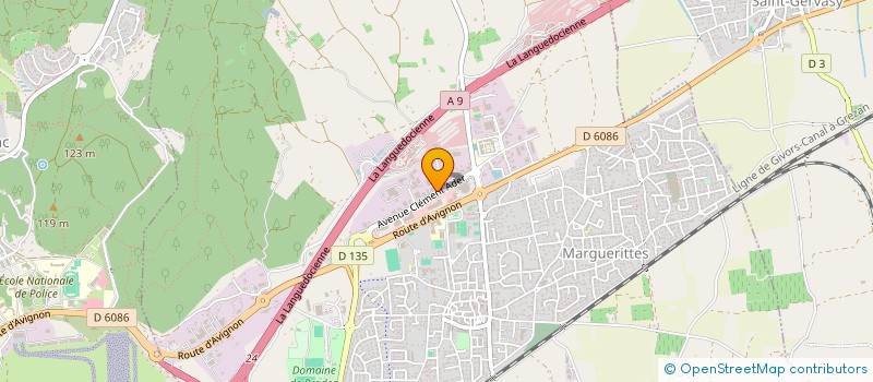 localisation de l'entreprise PINK PARE BRISE MARGUERITTES  MARGUERITTES