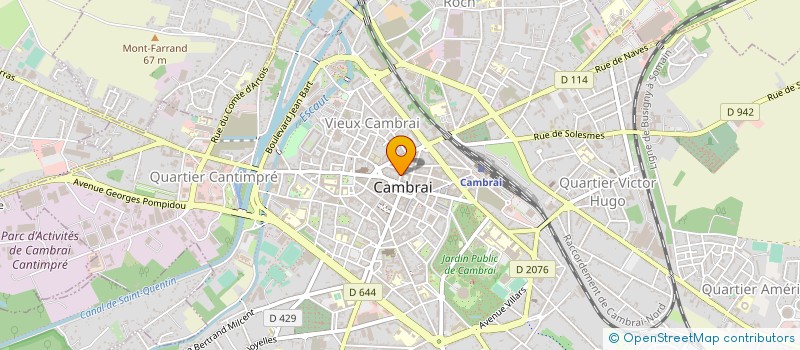 localisation de l'entreprise PINK PLATINE à CAMBRAI