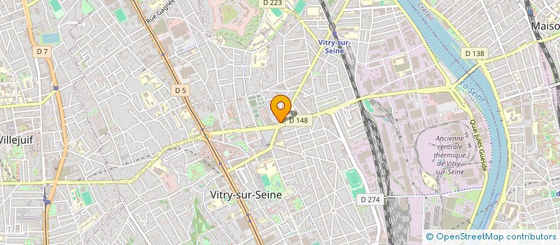 localisation de l'entreprise PINK'SUSHI à VITRY-SUR-SEINE