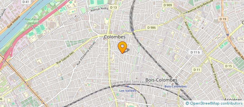 localisation de l'entreprise PINK TURTLE 21 à COLOMBES