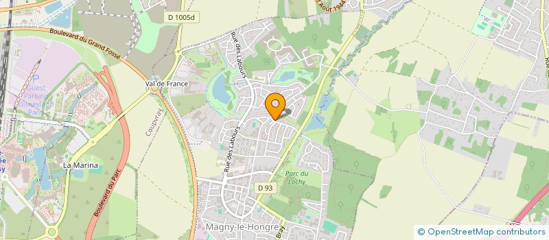 localisation de l'entreprise PINKASSUR à MAGNY-LE-HONGRE