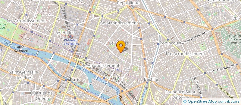 localisation de l'entreprise PINKLAB à PARIS
