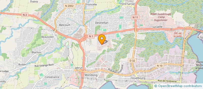 localisation de l'entreprise PINKY BLOOM  BAIE-MAHAULT